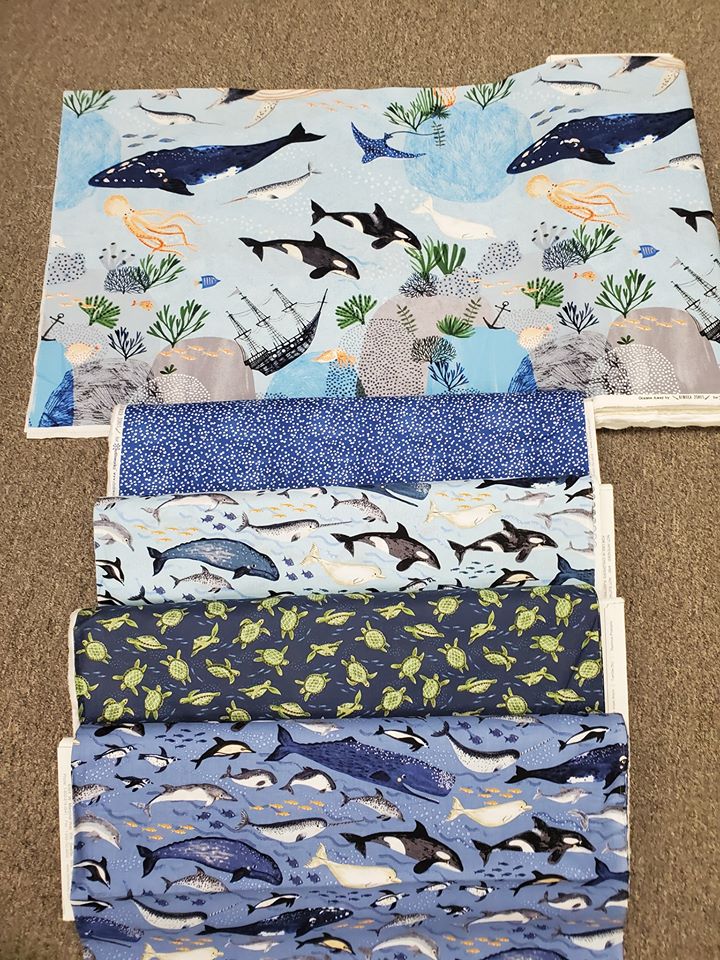 Oceans Away clothworks fabric